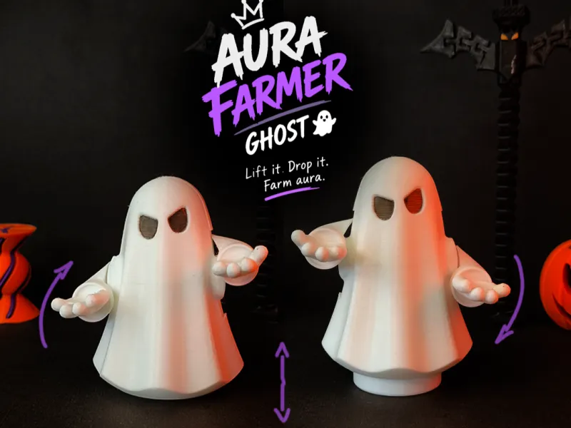 AURA FARMER GHOST – 6 7 Halloween Fidget