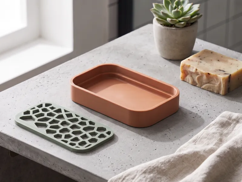 Kitchen Soap Tray Top - Pebble Drainage Insert