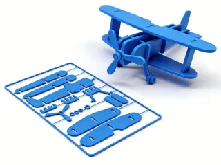 Assembly Toy Airplane Card