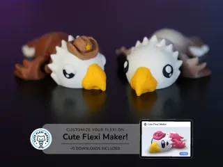 Cute Flexi Eagle + Cute Flexi Maker Access