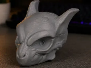 Realistic MewTwo Skull - Bone Series