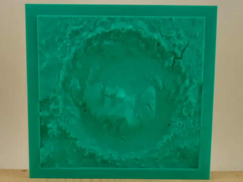 月球陨石坑3D装饰画/挂画