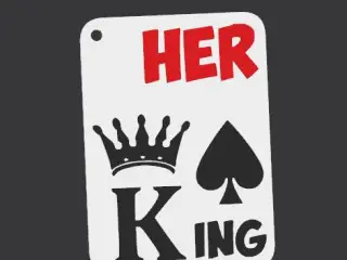 Her King Keychain