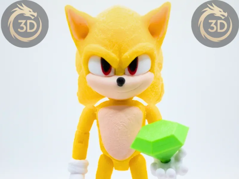 Figura Articulada Super Sonic No Ams