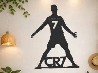 Silueta Cristiano Ronaldo CR7