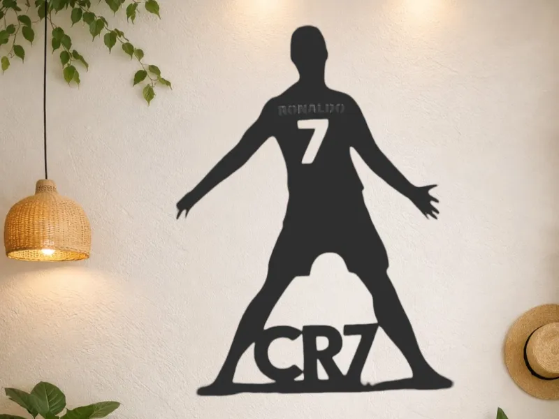 Silueta Cristiano Ronaldo CR7