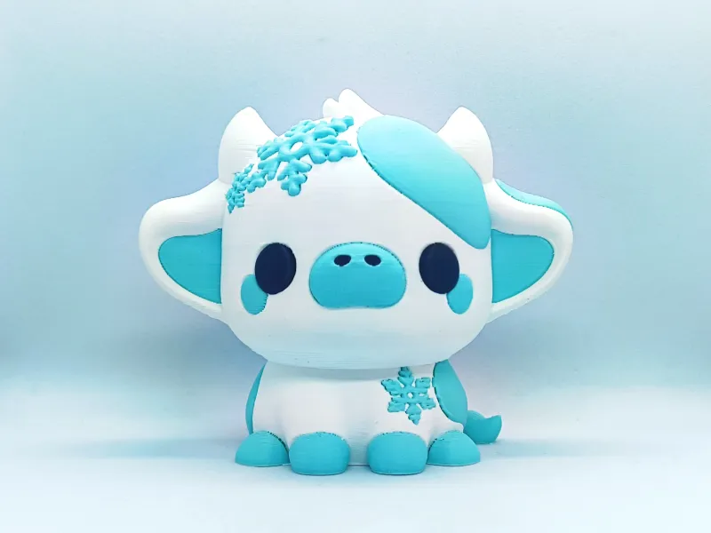 Kawaii Cow - Snow