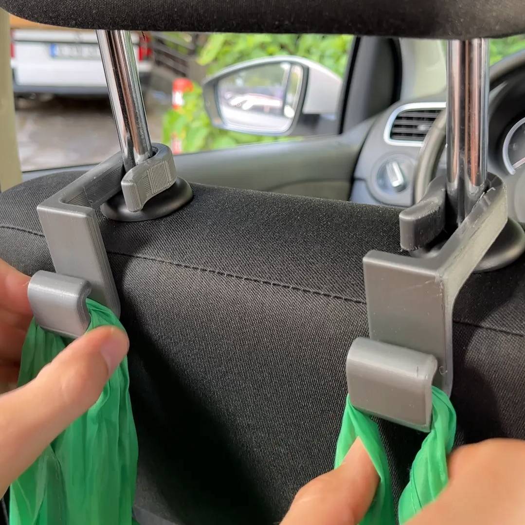 3D Printer Files | 3MF File | Bag Holder for Car Seat