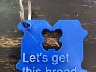 Bread Clip Keychain – “Let’s Get This Bread”
