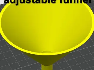 Adjustable funnel