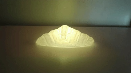RGB Croissant Lamp - Luminous French Pastry