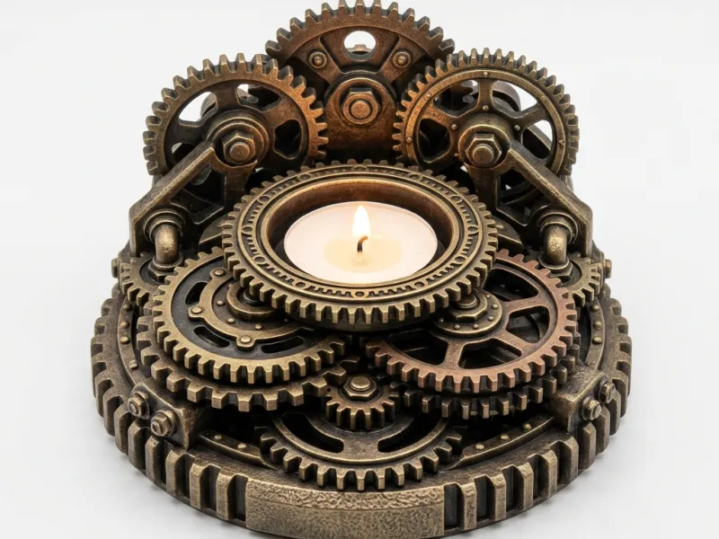 Home Decor Unique Gearbox Candle stand