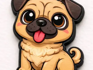 LLavero Pug