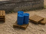 Oil Drums - OIL Drum - HO scale - 1:87 - (60L-120L-200L)-0