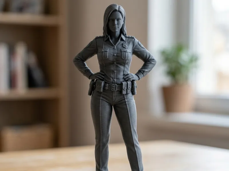 Black Uniform Officer