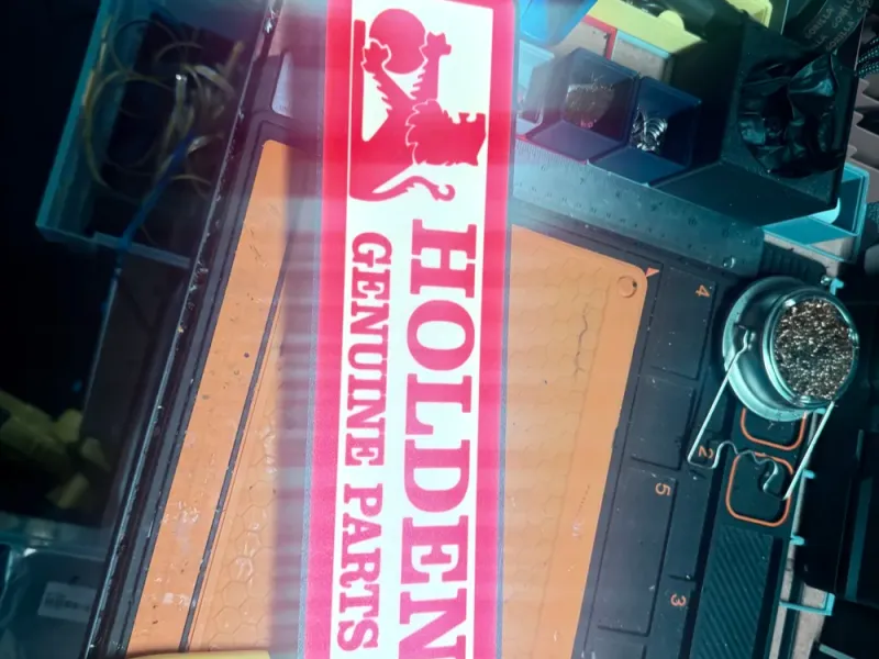 Holden Genuine Parts bar/man cave light
