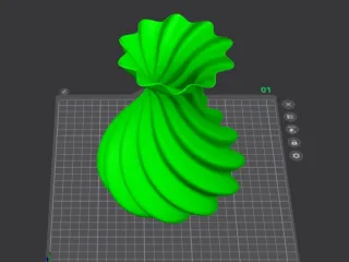 Large Spiral Vase 3, Watertight, Plant Pot (PERSONAL USE)