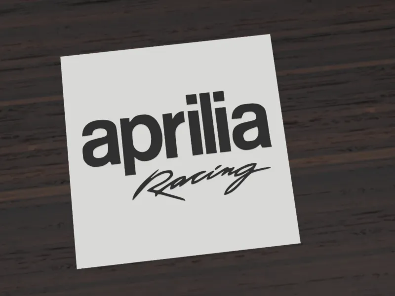 Aprilia Racing sport bike logo design