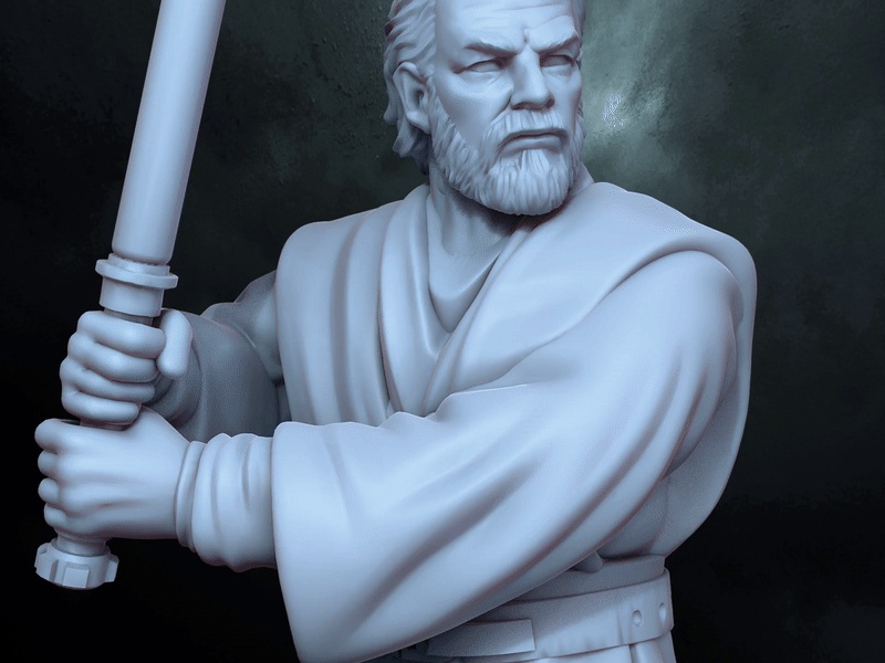 Obi-Wan Fan Art Miniature