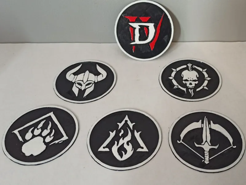 COASTER - DESSOUS VERRE DIABLO IV