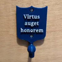 Shield with Hook and Motto-0