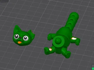 Zombie Cat the flexi toy 10 v 2025 (SNAP + 3MF)