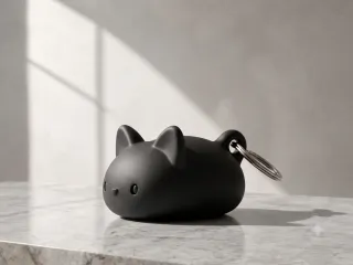 Cute Cat Keychain