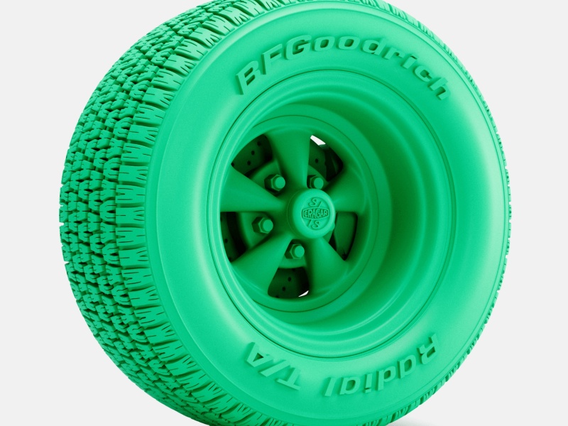 15x10 Cragar SS Wheel, BFGoodrich Radial TA Tire