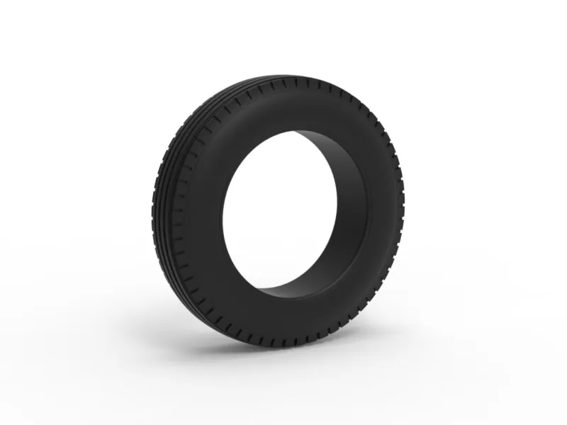 Front tire of Vintage Champ car Version 1 Scale 1:25