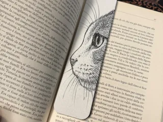 Bookmark Cat Love