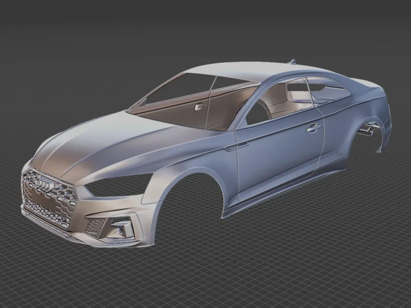 2020 Audi S5 Coupe Body STL