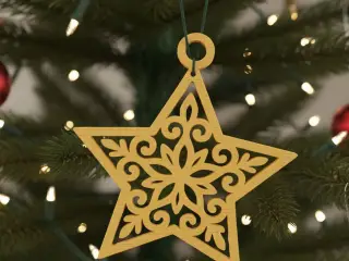 Christmas Star Ornament