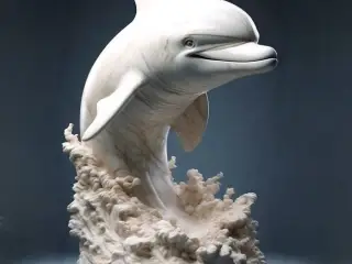 delfín blanco