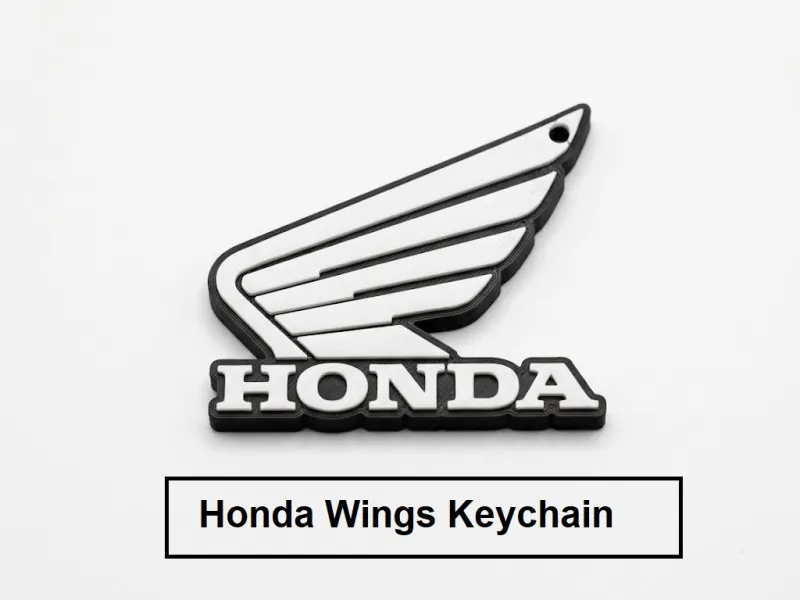 Honda Wings Keychain / Motorcycle Brand Bag Tag ⚡