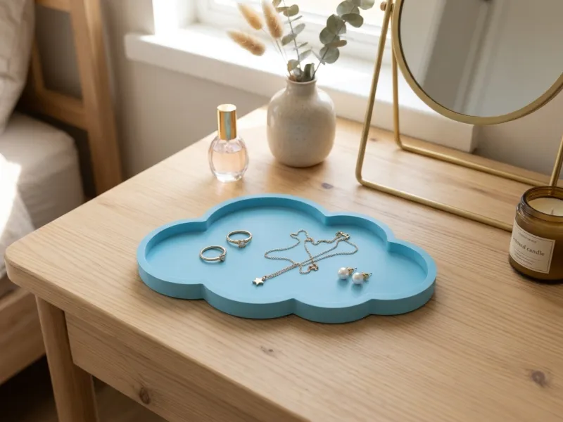 Cloud Tray – Cute Cloud-Shaped 3D Organizer