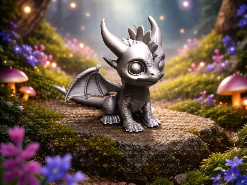 Babydraak – Schattig Chibi-draakje