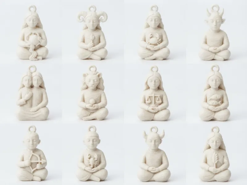 Portachiavi dei 12 Segni Zodiacali