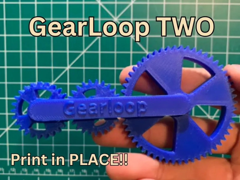 Gearloop Two (gear ratio fidget)