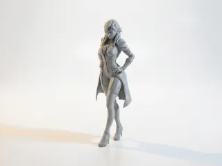 Elf Warrior Figurine Fantasy Mythology 3D Printable