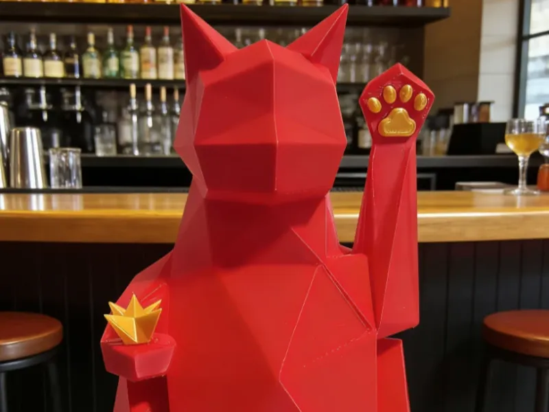 Gato de la suerte Lucky Cat separado