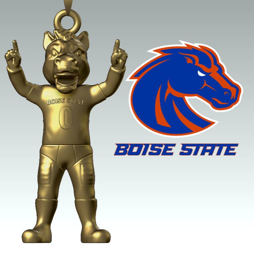 NCAA - Necklaces BOISE STATE BRONCOS - Hanging Figurine