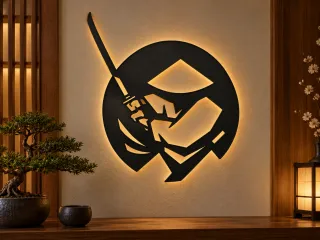 WallArt Samurai Japan Warrior 006