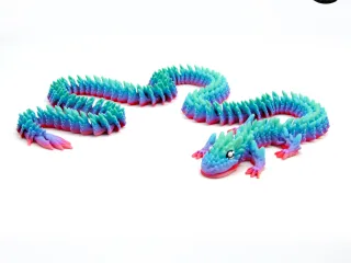 Spiky Mountain Dragon - Extra Long Version