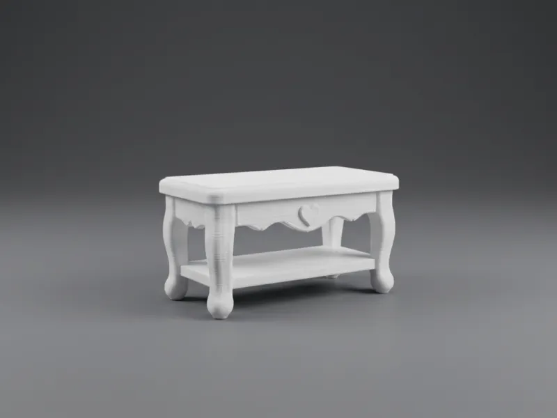 Dollhouse Coffee Table 3D Model