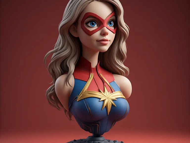 MS MARVEL FANART BUST