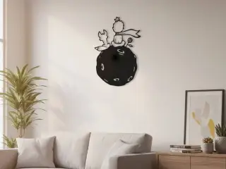 A Tale of Friendship: The Little Prince & Fox Wall Silhouett
