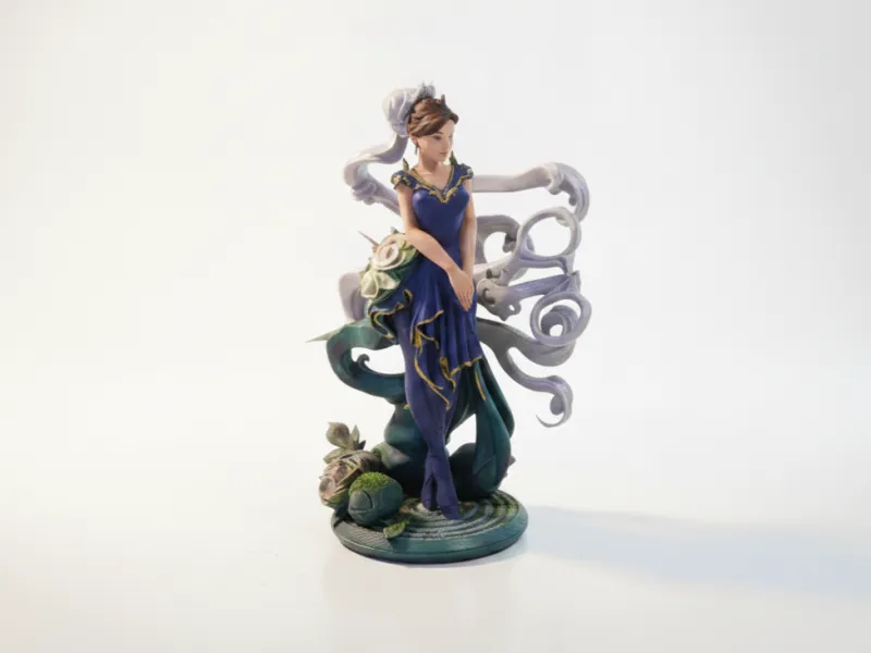 Gwen Mythical Goddess Statue LOL Champions 3D Printable