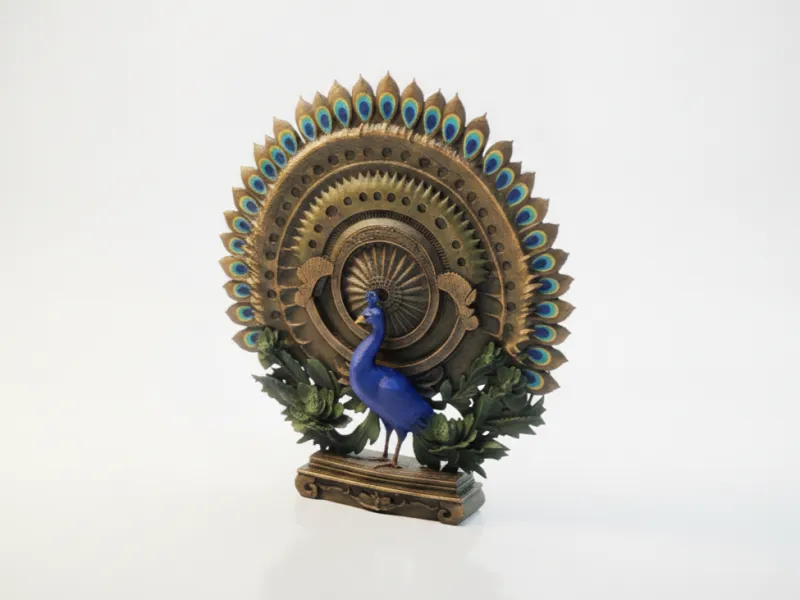 Peacock Sculpture Animals 3D Printable
