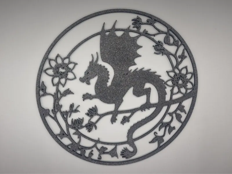 Dragon 2d wall art