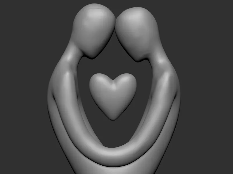 heart frame 3D print model